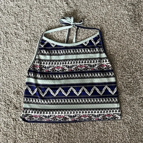 Patterned Halter Top🩷🩵💙 - Picture 1 of 5